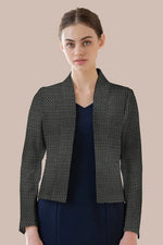 Lame Jacquard: Bolero-Length Jacket