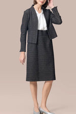 Lame Jacquard:Bolero-Length Jacket