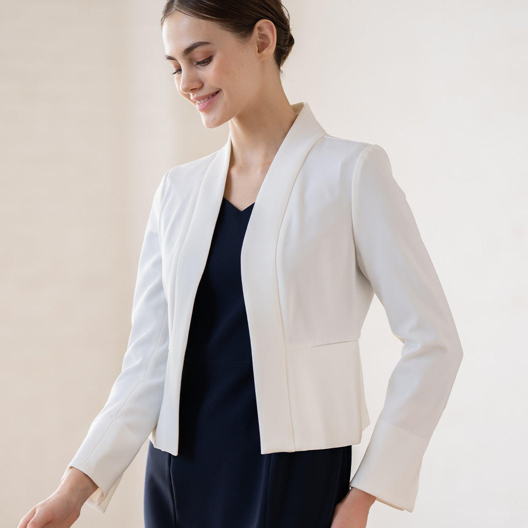 A jacket that can be worn like a cardigan