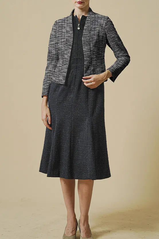Lame Tweed: Bolero Length Jacket