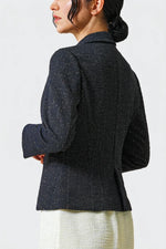 Stretch Lame Tweed: Tailored Jacket