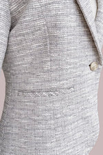 Stretch tweed: tailored jacket