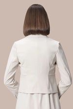 Smart Stretch Front Hook Collarless Jacket