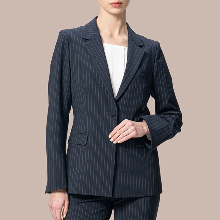 Traditional pinstripe design elevates trust with its