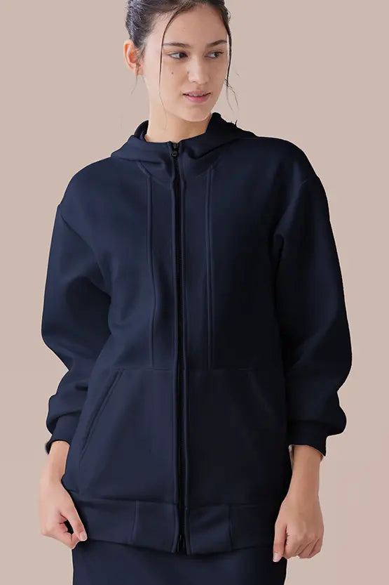 Space Material: Ribbed Hoodie