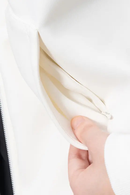 Space Material: Ribbed Hoodie