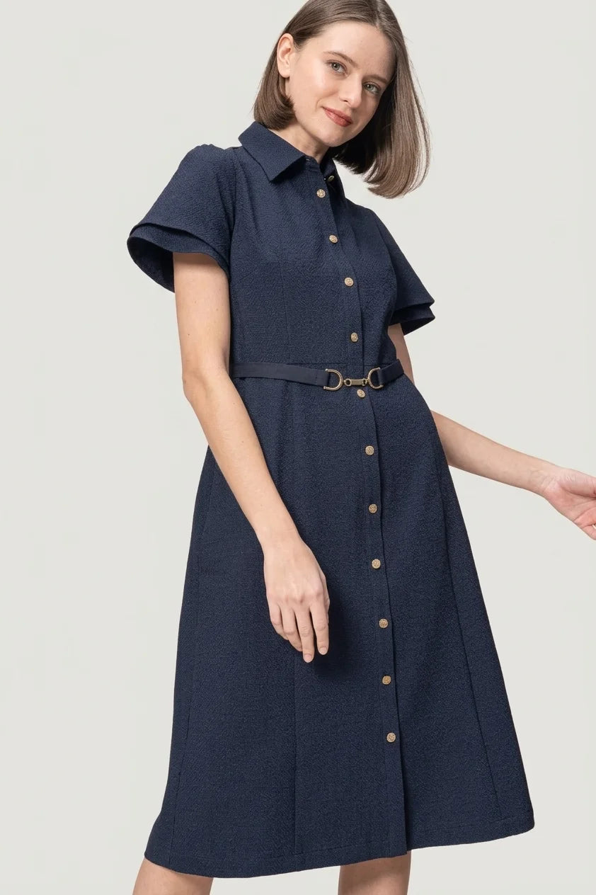 Stretch soccer: shirt dress