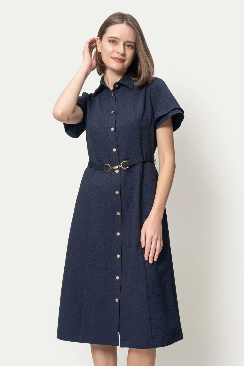 Stretch soccer: shirt dress