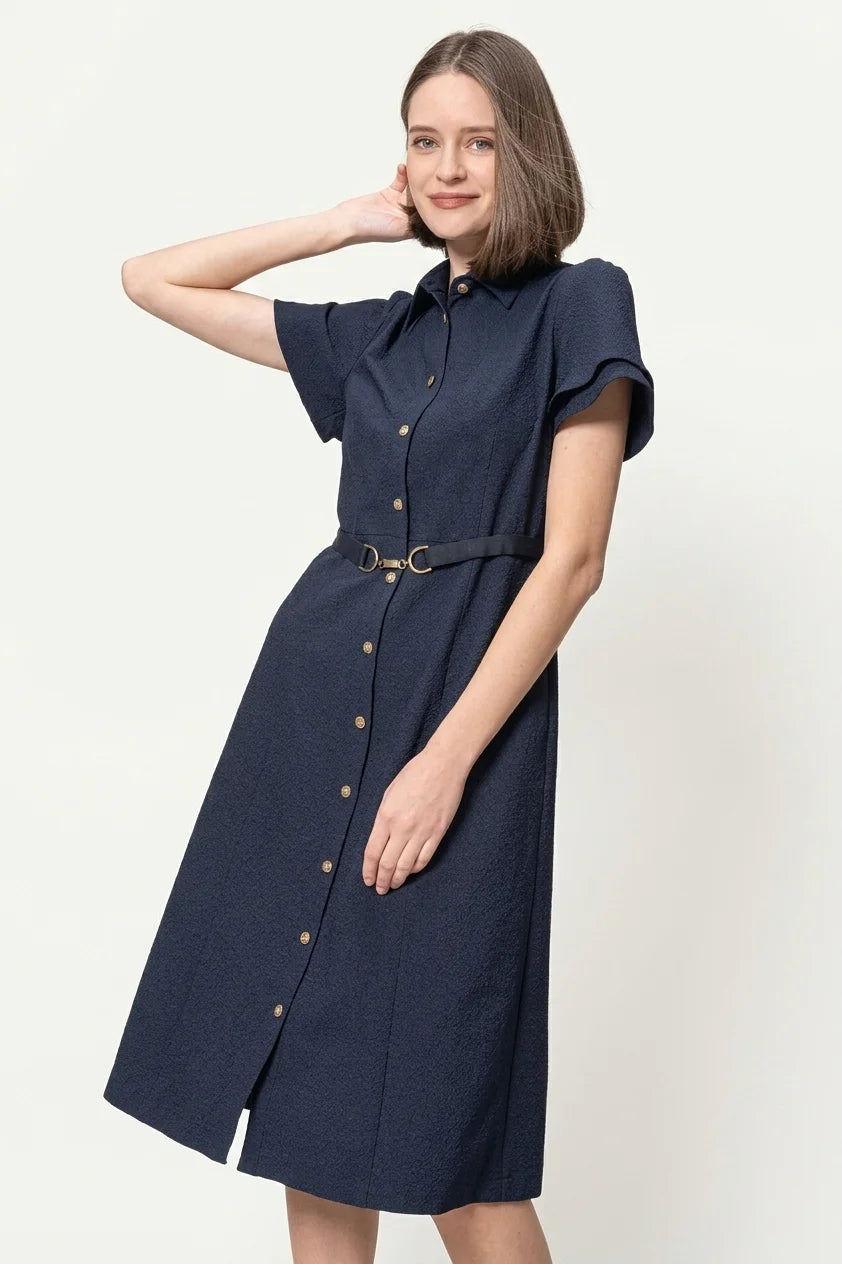 Stretch soccer: shirt dress