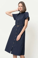 Stretch soccer: shirt dress