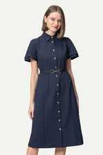 Stretch soccer: shirt dress