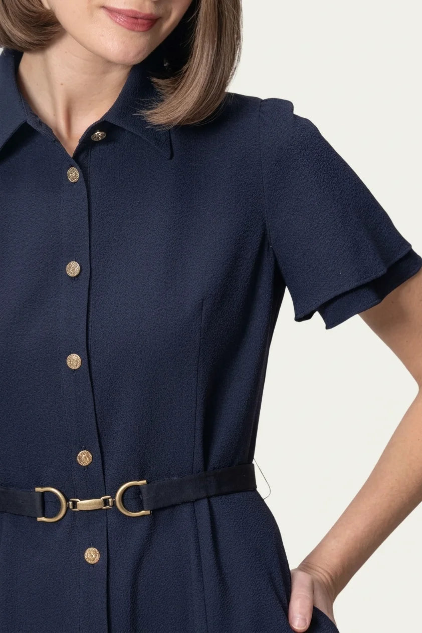 Stretch soccer: shirt dress