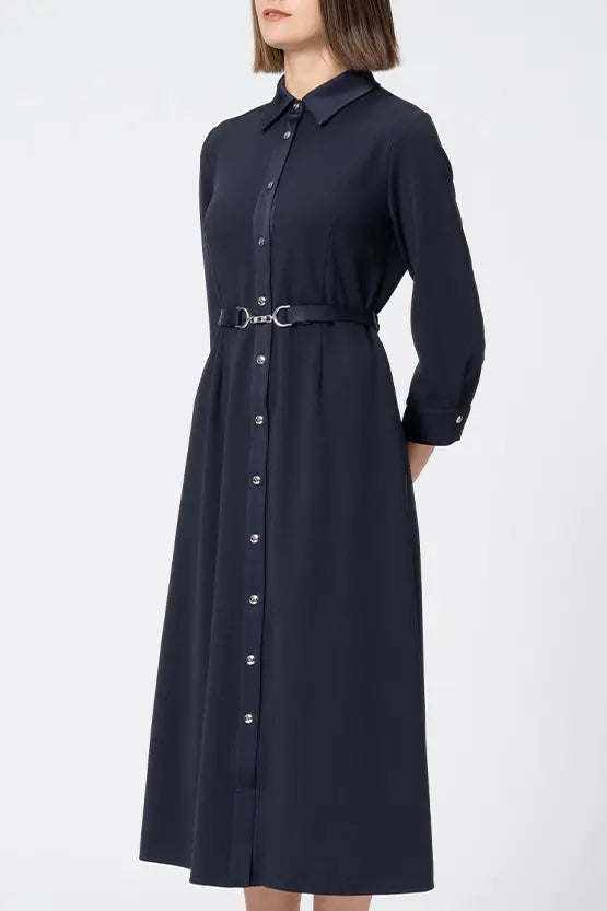 Comfort Georgette: Shirt Dress