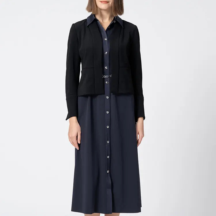 A long dress that makes getting dressed effortless