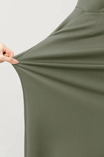 Space Material: A-line Front Zip Dress