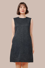 【Tweed】A-line Sack Dress