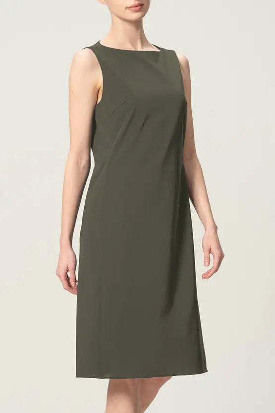 Tech Jersey: Minimalist Dress - Midi Length