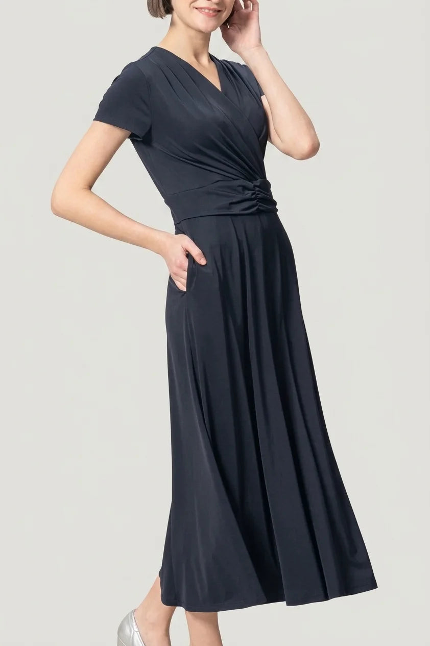 Stretch Jersey Long Marilyn Dress
