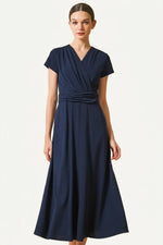 Hard-Twist Stretch / Comfort-Function: Smooth Twist Long Marilyn Dress