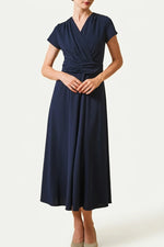 Hard-Twist Stretch / Comfort-Function: Smooth Twist Long Marilyn Dress