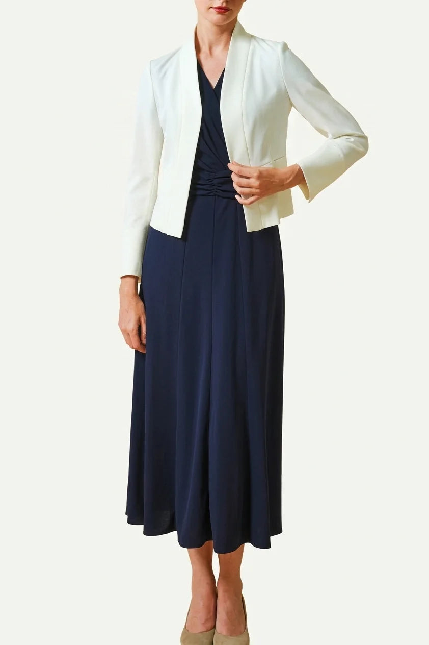 Hard-Twist Stretch / Comfort-Function: Smooth Twist Long Marilyn Dress