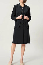 Tech Jersey: Front Button Dress