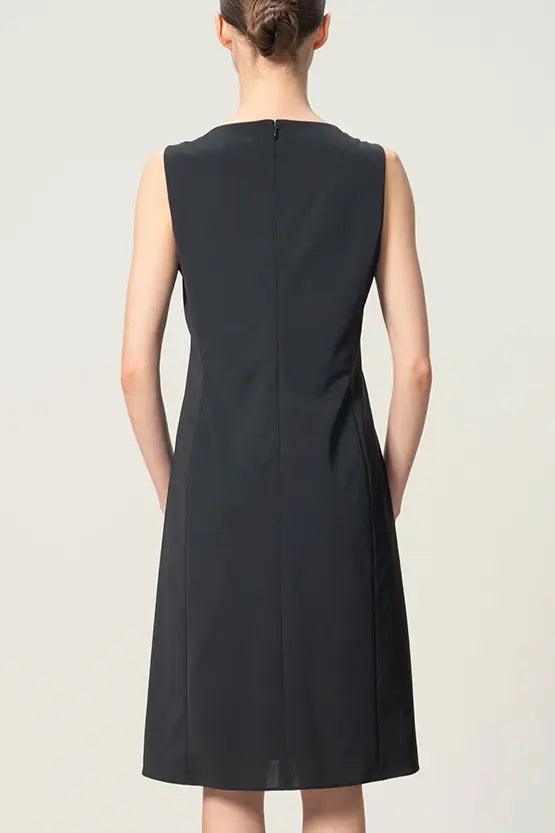 Tech Jersey: Minimalist Dress - Midi Length