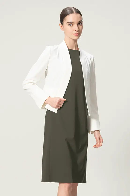 Tech Jersey: Minimalist Dress - Midi Length