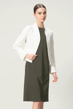 Tech Jersey: Minimalist Dress - Midi Length