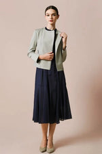 Stretch Chiffon: Elegant Long Mermaid Dress