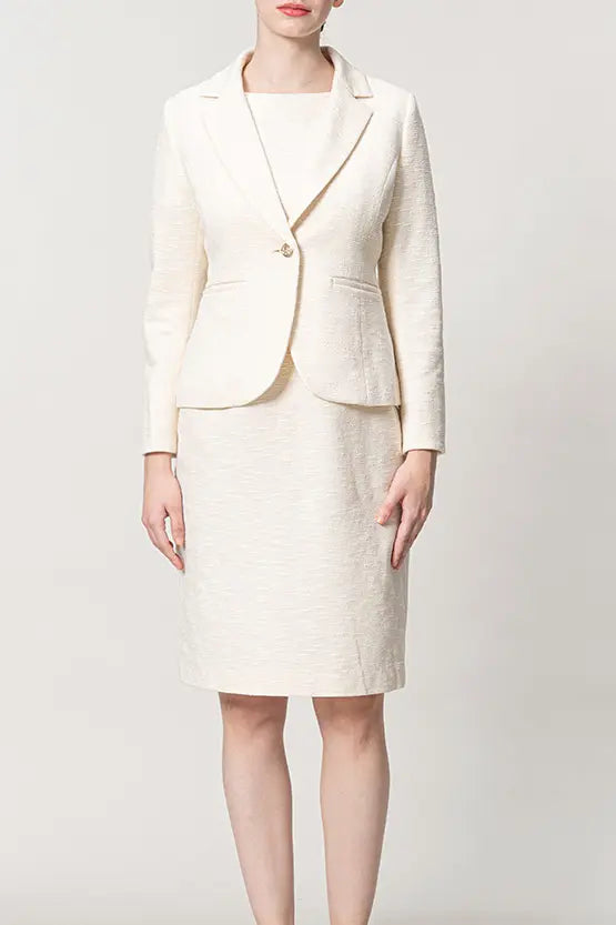 Stretch tweed: tailored jacket