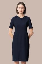 Smart Stretch: V-neck Essential Dress