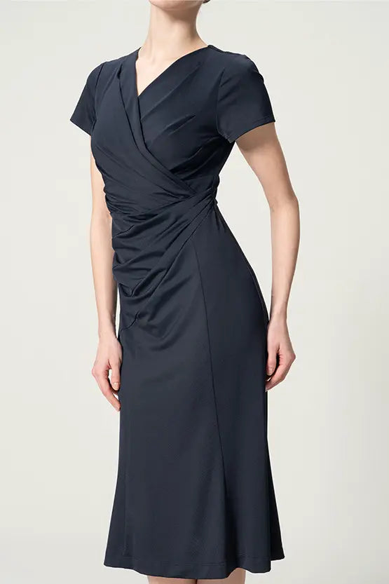 Stretch Jersey: Gathered Dress
