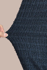 Boucle Tweed: Zip-up Dress