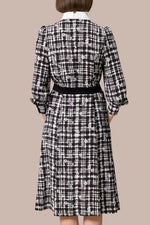 Pluella Georgette: kay me Glen Check Princess Dress