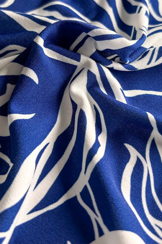 Stretch Jersey: Stretch Jersey Gekka Bijin Indigo Marilyn Dress