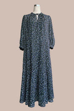 Stretch Chiffon: Crystal Drop Long Mermaid Dress