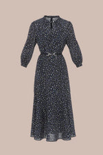 Stretch Chiffon: Crystal Drop Long Mermaid Dress