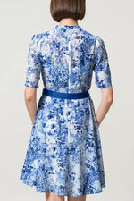 Stretch Chiffon: Knee-Length Mermaid Dress