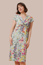 Stretch Jersey: Knee-Length Twisted Dress