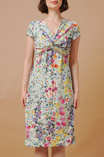 Stretch Jersey: Knee-Length Twisted Dress