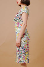 Stretch Jersey: Knee-Length Twisted Dress