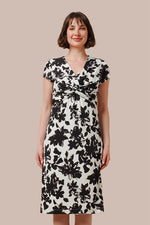 Stretch Jersey: Knee-Length Twisted Dress