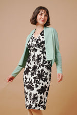 Stretch Jersey: Knee-Length Twisted Dress