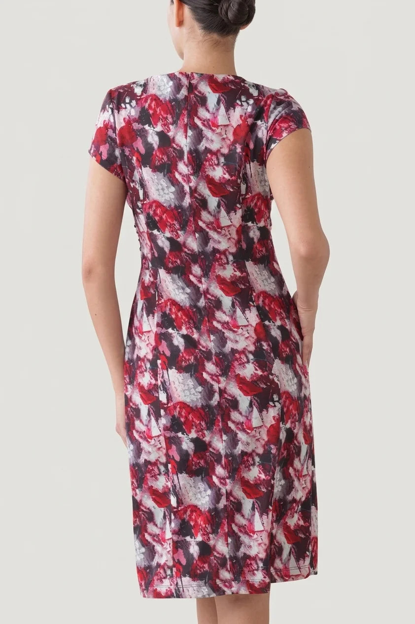 Stretch Jersey: Passion Twist Dress (Knee-Length)