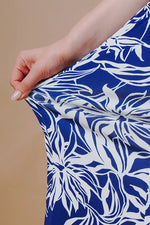 Stretch Jersey: Stretch Jersey Gekka Bijin Indigo Marilyn Dress