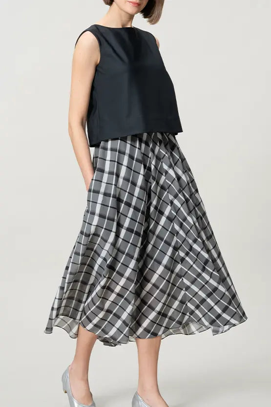 Stretch Chiffon: Layered Dress