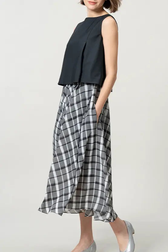 Stretch Chiffon: Layered Dress