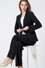 Comfort Georgette: Straight Pants