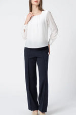 Comfort Georgette: Straight Pants
